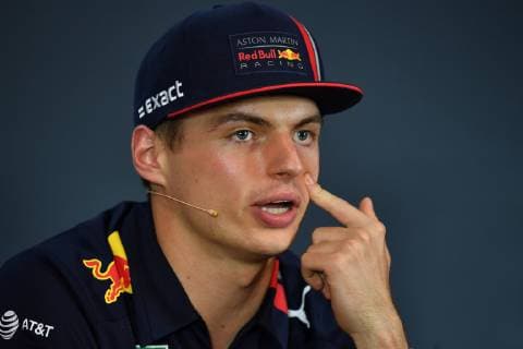 Max VERSTAPPEN ,BEL (Aston Martin Red Bull Racing), Aktion,Einzelbild,angeschnittenes Einzelmotiv,Portraet,Portrait,Porträt. Formel 1:GP von Oesterreich,, Red Bull Ring Zeltweg,Spielberg,Saison 2019,am 27.06.2019