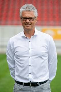 Ralf Heskamp (Sportdirektor) ; HFC Hallescher Fussballclub e.V; 3.Liga, Porträttermin 2019 2020, Halle Saale Sachsen-Anhalt Deutschland