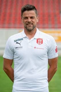 Torsten Ziegner (Chef-Trainer) ; HFC Hallescher Fussballclub e.V; 3.Liga, Porträttermin 2019 2020, Halle Saale Sachsen-Anhalt Deutschland