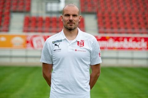 Steve Rohr (Physiotherapeut) ; HFC Hallescher Fussballclub e.V; 3.Liga, Porträttermin 2019 2020, Halle Saale Sachsen-Anhalt Deutschland