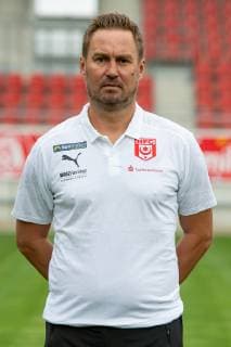 Mario Nickeleit (Teamleiter) ; HFC Hallescher Fussballclub e.V; 3.Liga, Porträttermin 2019 2020, Halle Saale Sachsen-Anhalt Deutschland