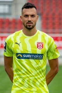 Kai Eisele ; HFC Hallescher Fussballclub e.V; 3.Liga, Porträttermin 2019 2020, Halle Saale Sachsen-Anhalt Deutschland
