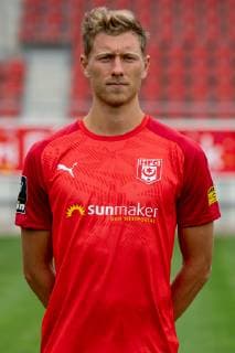 Tobias Schilk ; HFC Hallescher Fussballclub e.V; 3.Liga, Porträttermin 2019 2020, Halle Saale Sachsen-Anhalt Deutschland
