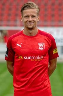Bentley Baxter Bahn ; HFC Hallescher Fussballclub e.V; 3.Liga, Porträttermin 2019 2020, Halle Saale Sachsen-Anhalt Deutschland