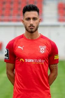 Davud Tuma ; HFC Hallescher Fussballclub e.V; 3.Liga, Porträttermin 2019 2020, Halle Saale Sachsen-Anhalt Deutschland