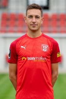 Fynn Arkenberg ; HFC Hallescher Fussballclub e.V; 3.Liga, Porträttermin 2019 2020, Halle Saale Sachsen-Anhalt Deutschland
