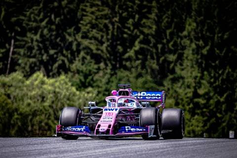 28.06.2019, Red Bull Ring, Spielberg, AUT, FIA, Formel 1, Grosser Preis von Oesterreich, Training, im Bild Sergio Perez (MEX, Racing Point) Mexican Formula One driver Sergio Perez of Racing Point during practice for the Austrian FIA Formula One Grand Prix at the Red Bull Ring in Spielberg, Austria on 2019 06 28. Spielberg