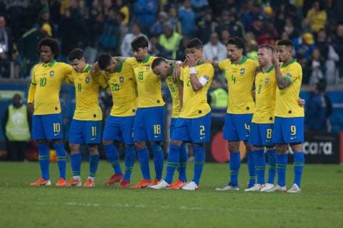 Fußball, Copa America, Brasilien - Paraguay Brazil vs Paraguay PORTO ALEGRE, RS - 28.06.2019: BRAZIL VS PARAGUAY - Brazil vs Paraguay qualifying for the quarterfinals of the Copa America 2019, held this Thursday (27th) at the Grêmio Arena in Porto Alegre, RS. (Photo: Raul Pereira Fotoarena) x1754371x  RaulxPereira