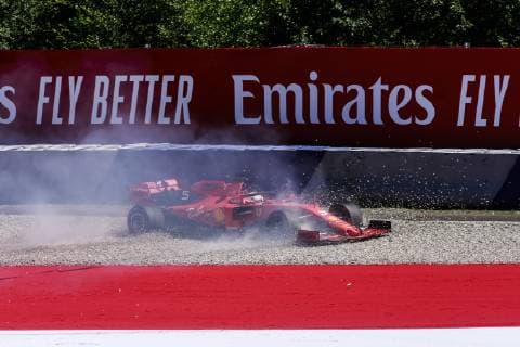 Motorsports: FIA Formula One World Championship, WM, Weltmeisterschaft 2019, Grand Prix of Austria, 5 Sebastian Vettel (GER, Scuderia Ferrari Mission Winnow), Spielberg Austria