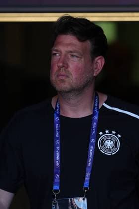 Philipp Laux Germany U21, U 21 Psychologist during the UEFA Under-21 Championship match at Renato Dall Ara, Bologna. Picture date: 27th June 2019. Picture credit should read: Jonathan Moscrop Sportimage EDITORIAL USE ONLY. No use with unauthorised audio, video, data, fixture lists, club league logos or live services. Online in-match use limited to 120 images, no video emulation. No use in betting, games or single club league player publications. SPI-0107-0221