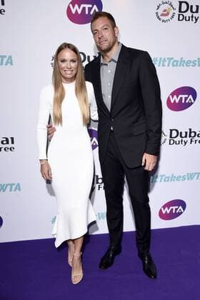Caroline Wozniacki und David Lee bei der WTA, Tennis Damen Summer Party 2019 im Jumeirah Carlton Tower Hotel. London, 28.06.2019