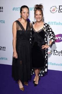 Hsieh Su-wei und Barbora Strycova bei der WTA, Tennis Damen Summer Party 2019 im Jumeirah Carlton Tower Hotel. London, 28.06.2019