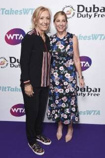 Martina Navratilova und Chris Evert bei der WTA, Tennis Damen Summer Party 2019 im Jumeirah Carlton Tower Hotel. London, 28.06.2019