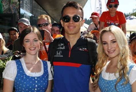 FORMULA 1 - GP of Austria 2019 SPIELBERG,AUSTRIA,29.JUN.19 - MOTORSPORTS, FORMULA 1 - Grand Prix of Austria, Red Bull Ring, side event, Styrian Green Carpet. Image shows Alexander Albon (THA Scuderia Toro Rosso). GEPAxpictures xAndreasxPranter