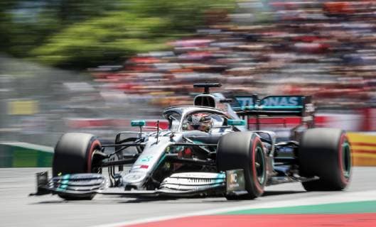 FORMULA 1 - GP of Austria 2019 SPIELBERG,AUSTRIA,29.JUN.19 - MOTORSPORTS, FORMULA 1 - Grand Prix of Austria, Red Bull Ring, training. Image shows Lewis Hamilton (GBR Mercedes). GEPAxpictures xHaraldxSteiner