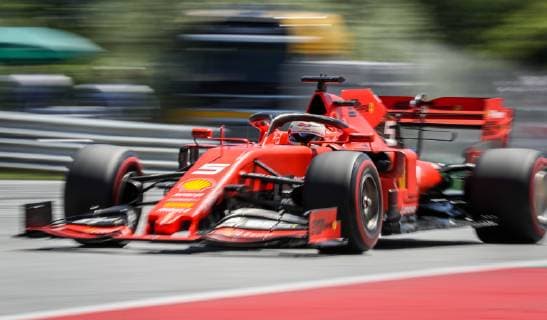 FORMULA 1 - GP of Austria 2019 SPIELBERG,AUSTRIA,29.JUN.19 - MOTORSPORTS, FORMULA 1 - Grand Prix of Austria, Red Bull Ring, training. Image shows Sebastian Vettel (GER Ferrari). GEPAxpictures xHaraldxSteiner