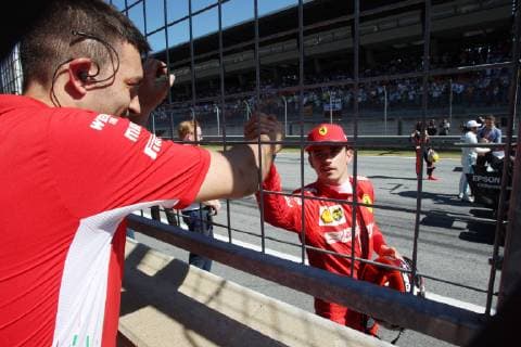 Photo4 LaPresse 29 06 2019 Spielberg, Austria Grand Prix Formula One Austria 2019 In the pic: Charles Leclerc (MON) Scuderia Ferrari SF90 pole position  Copyright: xPhoto4 LaPressex