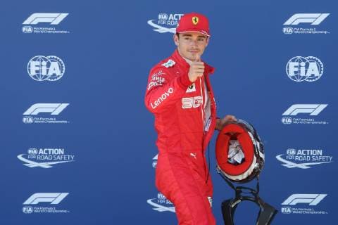 Pole Position: 1. Platz in der Qualifikation, Charles Leclerc (MCO 16), Scuderia Ferrari Mission Winnow , Formel 1 - Grosser Preis von Österreich, Formula 1, Grand Prix of Austria at Red Bull Ring on June 29, 2019 in Spielberg, Austria -