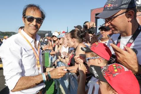 FORMULA 1 - GP of Austria 2019 SPIELBERG,AUSTRIA,29.JUN.19 - MOTORSPORTS, FORMULA 1 - Grand Prix of Austria, Red Bull Ring, Legends Parade. Image shows Emanuele Pirro. GEPAxpictures xHaraldxSteiner
