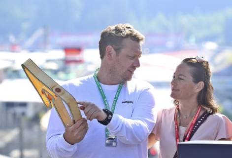 FORMULA 1 - GP of Austria 2019 SPIELBERG,AUSTRIA,30.JUN.19 - MOTORSPORTS, FORMULA 1 - Grand Prix of Austria, Red Bull Ring. Image shows Lukas Lauda and Birgit Lauda. GEPAxpictures xM.xOberlaender