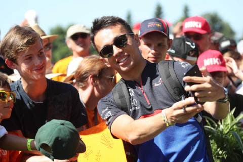 Motorsports: FIA Formula One World Championship, WM, Weltmeisterschaft 2019, Grand Prix of Austria, 23 Alexander Albon (THA, Red Bull Toro Rosso Honda), (Verwendung nur in Deutschland - GERMANY ONLY) *** Motorsports FIA Formula One World Championship 2019, Grand Prix of Austria, 23 Alexander Albon THA, Red Bull Toro Rosso Honda , Use only in Germany GERMANY ONLY