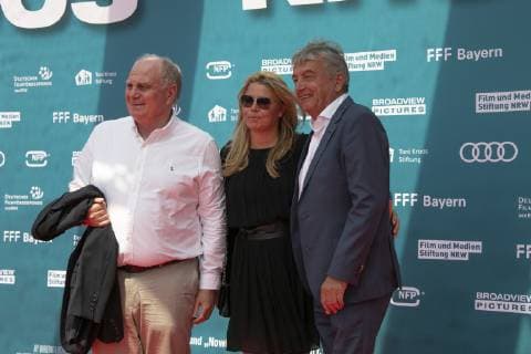 Kroos - Der Film Weltpremiere Cinedom Koeln Deutschland Datum: 30.06.2019 Wolfgang Niersbach mit Frau Andrea und Uli Hoeneß