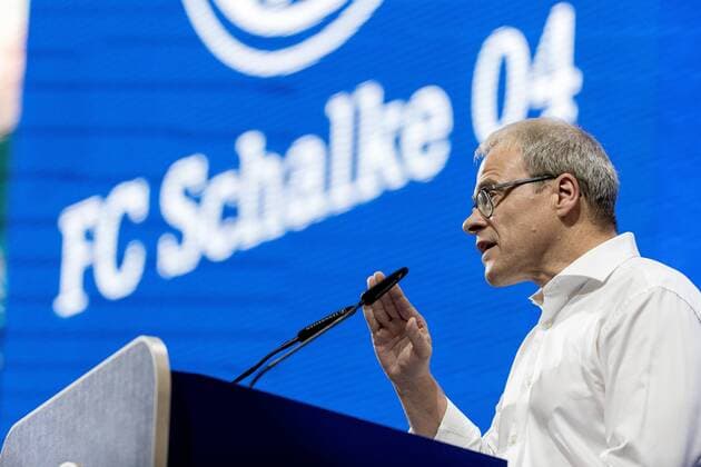 30.06.2019, Fussball, Saison 2019 2020, Bundesliga, Mitgliederversammlung des FC Schalke 04, Peter Peters (FC Schalke 04) Gelsenkirchen Veltins Arena NRW Deutschland xRHR-FOTO TRx