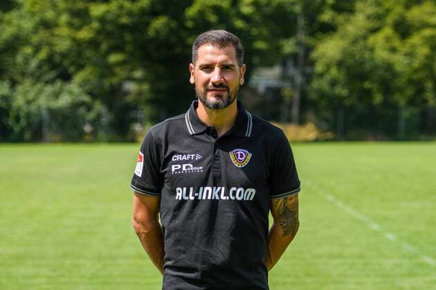 Cristian Fiel ; SG Dynamo Dresden; 2. BL, Porträttermin 2019 2020