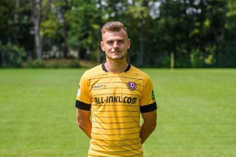 Max Kulke ; SG Dynamo Dresden; 2. BL, Porträttermin 2019 2020