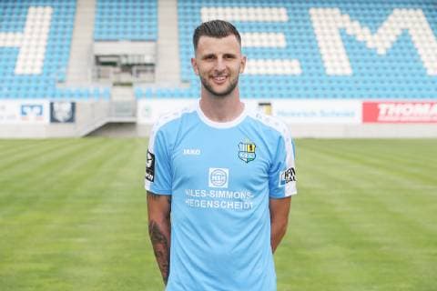 Dejan Bozic; Chemnitzer FC; 3.Liga, Porträttermin 2019 2020 , Chemnitz, 01.07.2019, Stadion Chemnitz, Fussball, Teampraesentation Chemnitz Fussball Regionalliga,