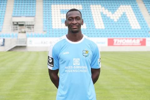 Tarsis Bonga; Chemnitzer FC; 3.Liga, Porträttermin 2019 2020 , Chemnitz, 01.07.2019, Stadion Chemnitz, Fussball , Teampraesentation Chemnitz Fussball Regionalliga