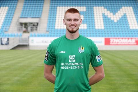 Sönke Günther Guenther; Chemnitzer FC; 3.Liga, Porträttermin 2019 2020 , Chemnitz, 01.07.2019, Stadion Chemnitz, Fussball , Teampraesentation Chemnitz Fussball Regionalliga