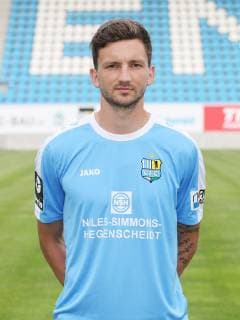 Matti Langer; Chemnitzer FC; 3.Liga, Porträttermin 2019 2020 , Chemnitz, 01.07.2019, Stadion Chemnitz, Fussball , Teampraesentation Chemnitz Fussball Regionalliga