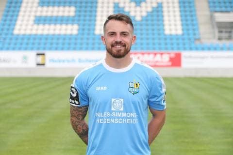 Pascal Itter; Chemnitzer FC; 3.Liga, Porträttermin 2019 2020 , Chemnitz, 01.07.2019, Stadion Chemnitz, Fussball , Teampraesentation Chemnitz Fussball Regionallig