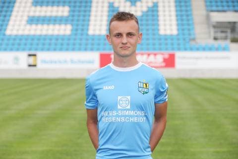Nils Blumberg; Chemnitzer FC; 3.Liga, Porträttermin 2019 2020 , Chemnitz, 01.07.2019, Stadion Chemnitz, Fussball , Teampraesentation Chemnitz Fussball Regionalliga