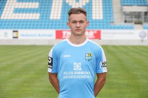 Erik Tallig; Chemnitzer FC; 3.Liga, Porträttermin 2019 2020 , Chemnitz, 01.07.2019, Stadion Chemnitz, Fussball, Teampraesentation Chemnitz Fussball Regionalliga