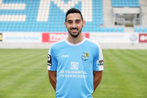 Rafael Garcia; Chemnitzer FC; 3.Liga, Porträttermin 2019 2020 , Chemnitz, 01.07.2019, Stadion Chemnitz, Fussball , Teampraesentation Chemnitz Fussball Regionalliga