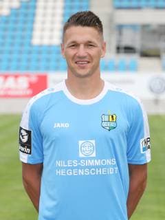 Daniel Frahn; Chemnitzer FC; 3.Liga, Porträttermin 2019 2020 , Chemnitz, 01.07.2019, Stadion Chemnitz, Fussball , Teampraesentation Chemnitz Fussball Regionalliga