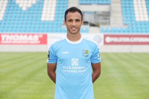 Marcelo de Freitas Costa; Chemnitzer FC; 3.Liga, Porträttermin 2019 2020 , Chemnitz, 01.07.2019, Stadion Chemnitz, Fussball , Teampraesentation Chemnitz Fussball Regionalliga