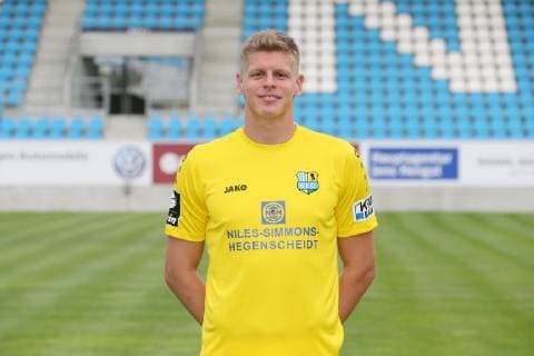 Jakub Jakubov; Chemnitzer FC; 3.Liga, Porträttermin 2019 2020 , Chemnitz, 01.07.2019, Stadion Chemnitz, Fussball , Torwart, Teampraesentation Chemnitz Fussball Regionalliga