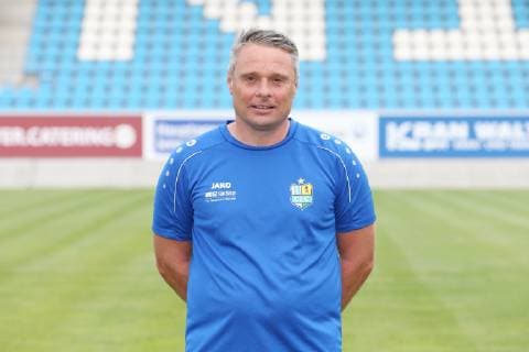 Olaf Renn; Chemnitzer FC; 3.Liga, Porträttermin 2019 2020 , Chemnitz, 01.07.2019, Stadion Chemnitz, Fussball , Teampraesentation Chemnitz Fussball Regionalliga Physiotherapeut