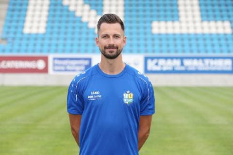Florian Braband; Chemnitzer FC; 3.Liga, Porträttermin 2019 2020 , Chemnitz, 01.07.2019, Stadion Chemnitz, Fussball , Teampraesentation Chemnitz Fussball Regionalliga Physiotherapeut
