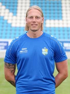 Marcel Höttecke Hoettecke; Chemnitzer FC; 3.Liga, Porträttermin 2019 2020 , Chemnitz, 01.07.2019, Stadion Chemnitz, Fussball , Teampraesentation Chemnitz Fussball Regionalliga Torwarttrainer