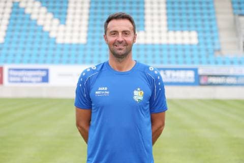 Sreto Ristic; Chemnitzer FC; 3.Liga, Porträttermin 2019 2020 , Chemnitz, 01.07.2019, Stadion Chemnitz, Fussball , Teampraesentation Chemnitz Fussball Regionalliga Co-Trainer