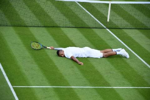Sport Themen der Woche KW27 Sport Bilder des Tages Nick Kyrgios TENNIS : Wimbledon 2019 - 02 07 2019 antoinecouvercelle panoramic 