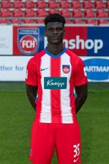 Andrew Owusu; 1. Fussballclub Heidenheim 1846 e.V.; 2. Bundesliga, Portraettermin 2019 2020, 02.07.2019 1. Fussballclub Heidenheim 1846 e.V., 2. Bundesliga, Portraettermin 2019 2020, 02.07.2019 Heidenheim Copyright: xEIBNER SaschaxWaltherx EP_eer