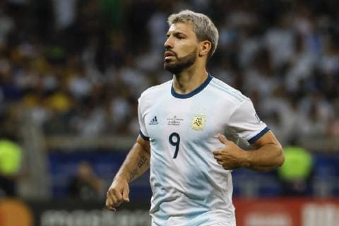 Brazil vs. Argentina BELO HORIZONTE, MG - 02.07.2019: BRAZIL VS. ARGENTINA - Kun Aguero during a match between Brazil and Argentina, valid for the semifinal of Copa America 2019, held this Tuesday (02) at the Governador Magalhães Pinto Stadium, the Mineirão in Belo Horizonte, MG. (Photo: Ricardo Moreira Fotoarena) x1757493x  RicardoxMoreira