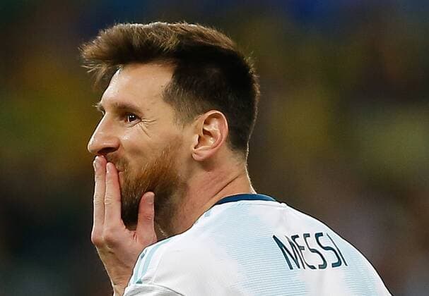 Sport Themen der Woche KW27 Sport Bilder des Tages Brazil vs. Argentina BELO HORIZONTE, MG - 02.07.2019: BRAZIL VS. ARGENTINA - Argentina& 39;s Liones Messi regrets missed chance during a match between Brazil and Argentina, valid for the semifinal of Copa América 2019, held this Tuesday (02) at the Estádio do Mineirão in Belo Horizonte, MG. (Photo: Marcelo Machado de Melo Fotoarena) x1757544x  MarceloxMachadoxdexMelo