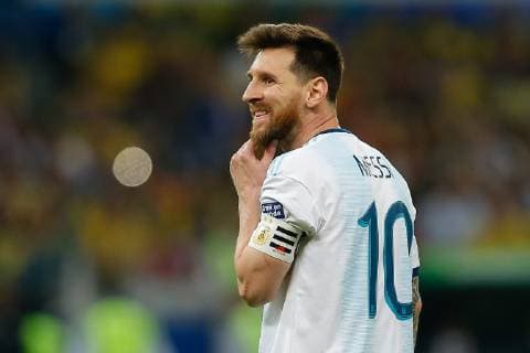 Brazil vs. Argentina BELO HORIZONTE, MG - 02.07.2019: BRAZIL VS. ARGENTINA - Argentina& 39;s Liones Messi regrets missed chance during a match between Brazil and Argentina, valid for the semifinal of Copa América 2019, held this Tuesday (02) at the Estádio do Mineirão in Belo Horizonte, MG. (Photo: Marcelo Machado de Melo Fotoarena) x1757547x  MarceloxMachadoxdexMelo