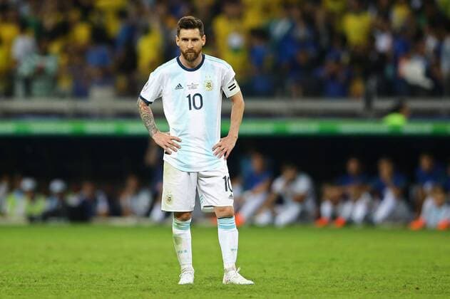 July 2nd 2019, Mineirao, Belo Horizonte, Brazil; Copa America International football, semi final, Brazil versus Argentina; Lionel Messi of Argentina disappointed after the match  ActionPlus12150084 HeulerxAndrey